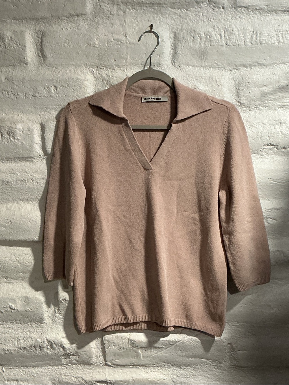 EUC John Patrick collared sweater